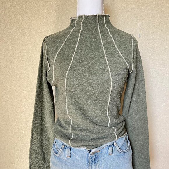 Y2K fitted turtleneck - Picture 1 of 8